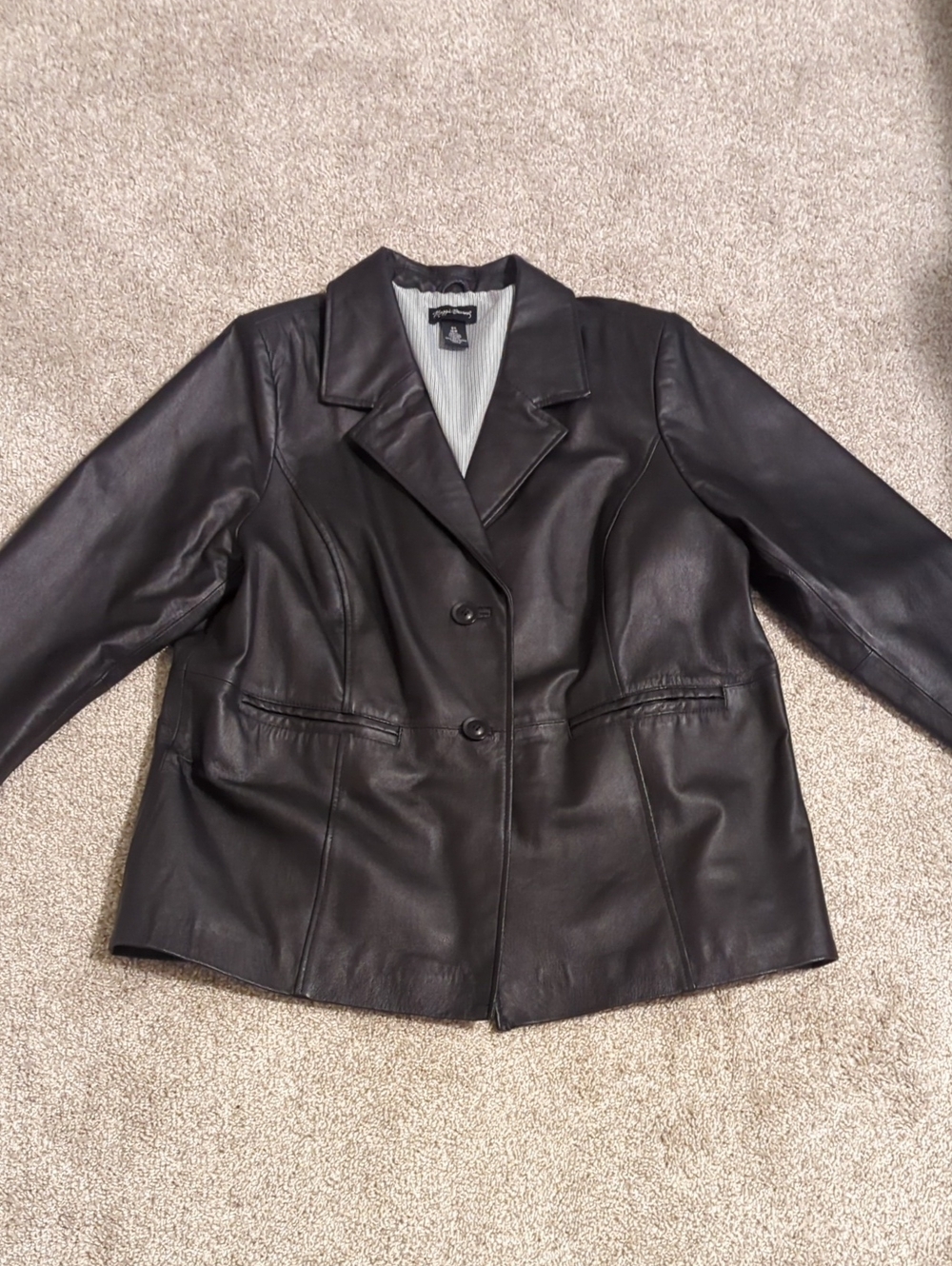 Women's Black Leather Jacket
